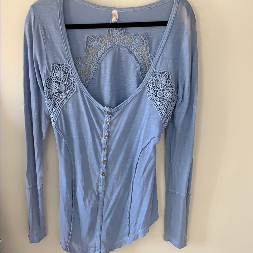 Free People long sleeve Henley